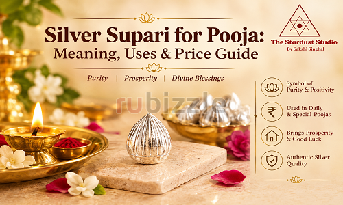Buy Silver Supari Online at Best Price | The Stardust Studio