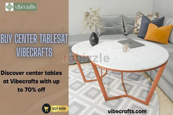Shop Quality Center Tables Online at Vibecrafts
