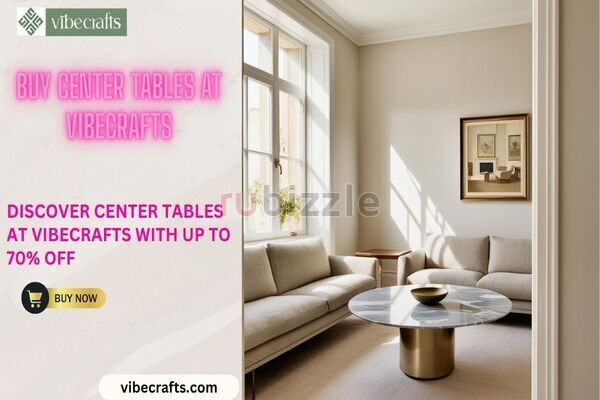 Modern Center Tables for Living Rooms-Vibecrafts