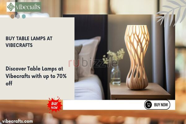 Stylish Table Lamps for Modern Home Décor-Vibecrafts