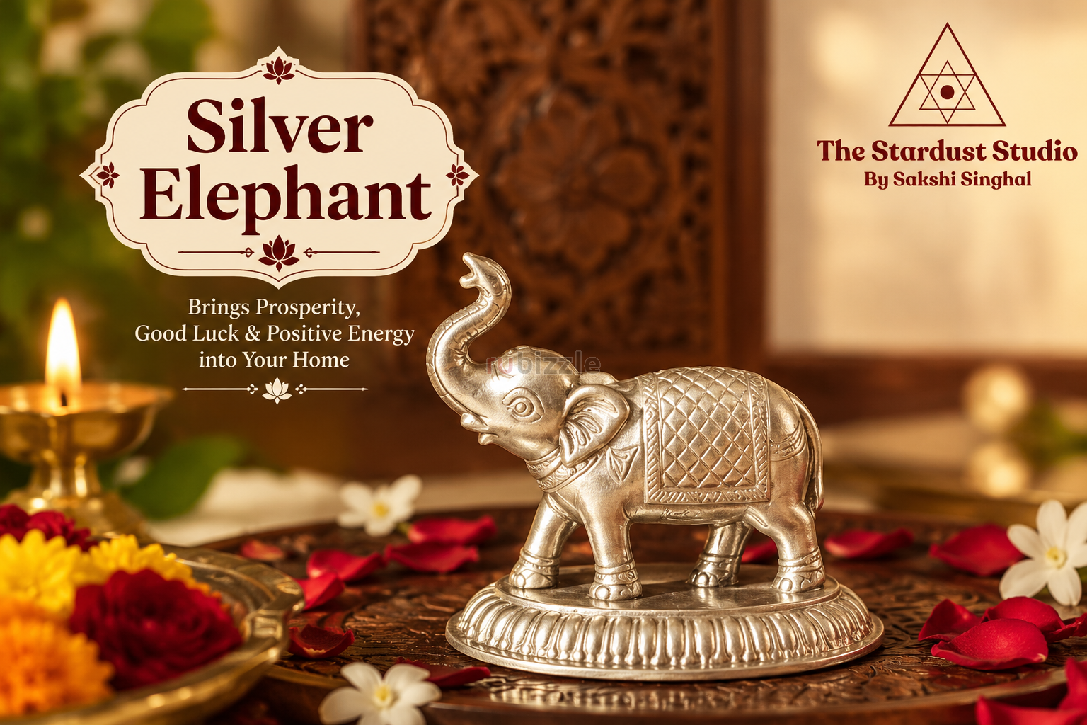 Shop Silver Elephant Online at Best Price | The Stardust Studio