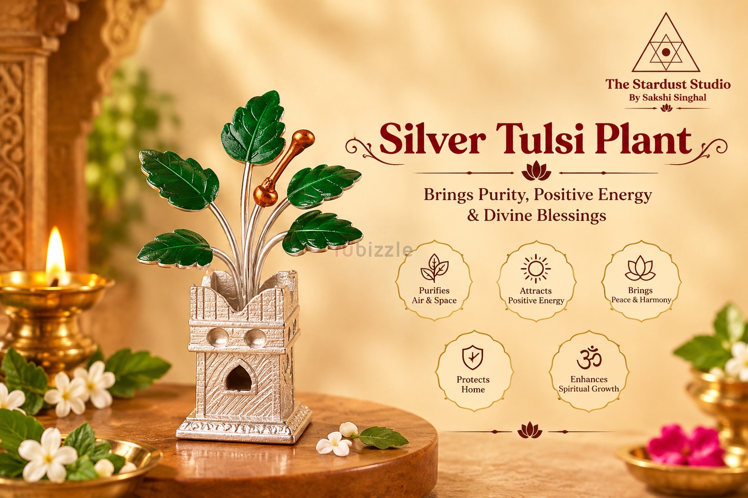 Shop Silver Tulsi Plant Online at Best Price