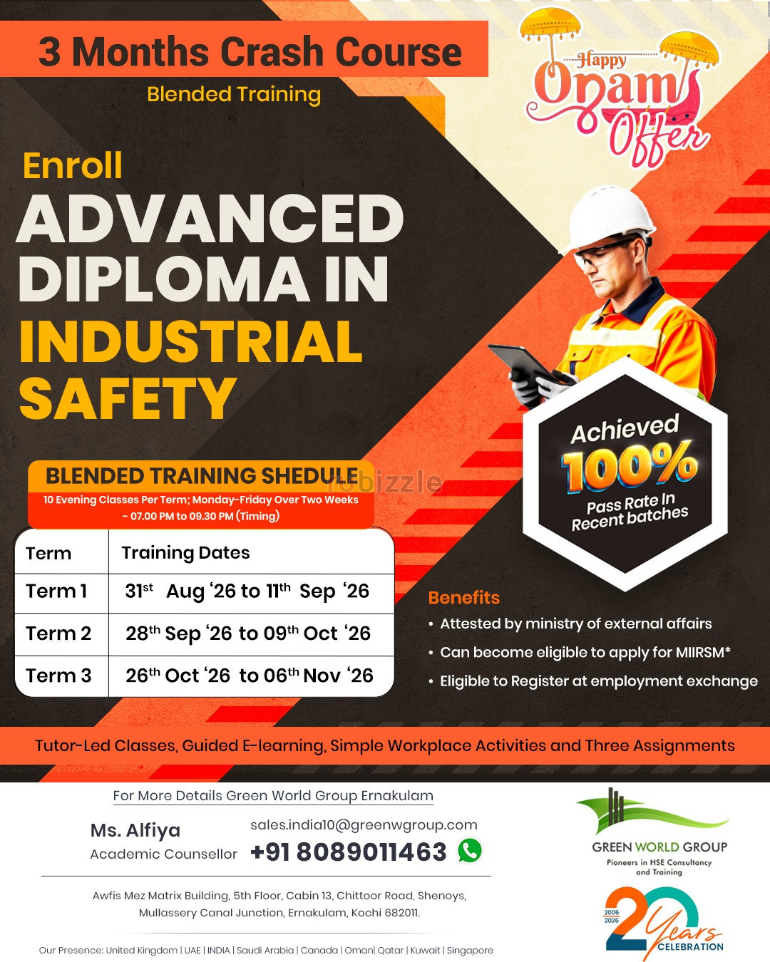 Onam Celebration Offer – Build Your Safety Career with ADIS in Thrissu