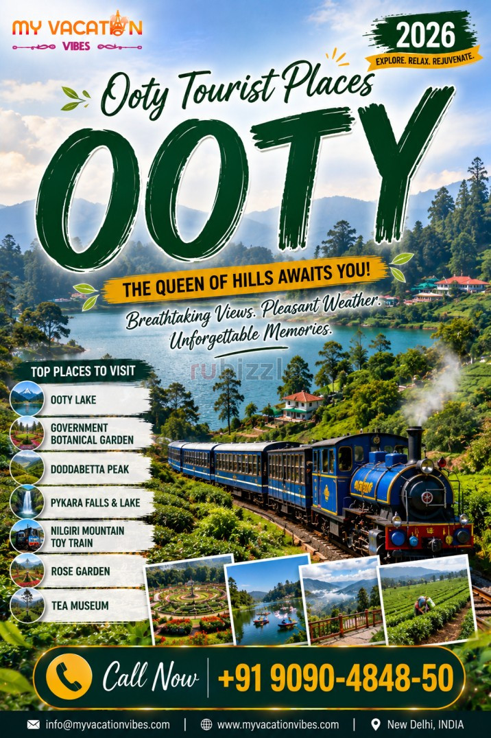 Save More on Ooty Tourist Places 2026 +91 9090-4848-50
