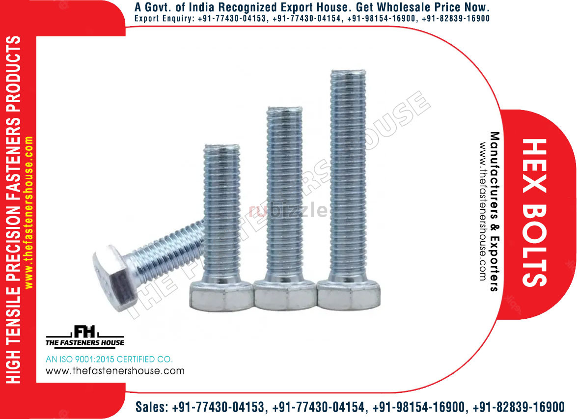 Fasteners Bolts Nuts Threaded Rods manufacturer exporter in India http