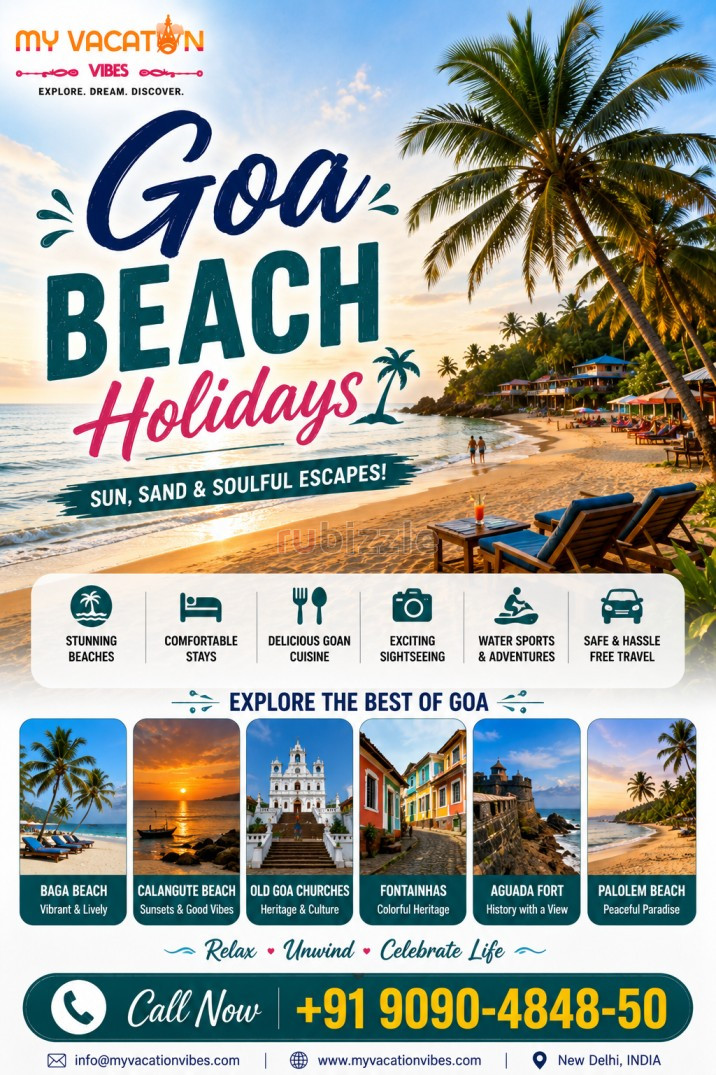 Limited Offer on Goa Beach Holidays +91 9090-4848-50