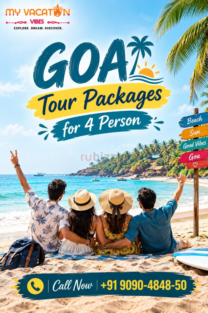 Exclusive Goa Tour Packages for 4 Person +91 9090-4848-50