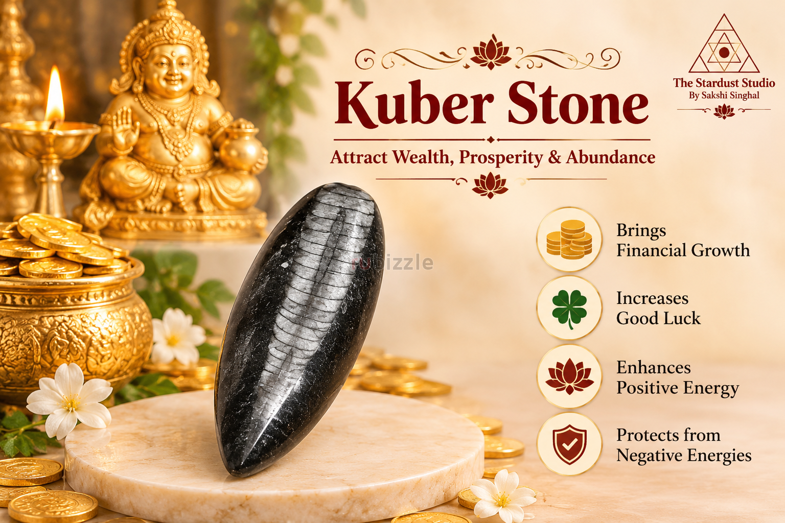 Shop Kuber (Orthoceras) Stone Online at Best Price
