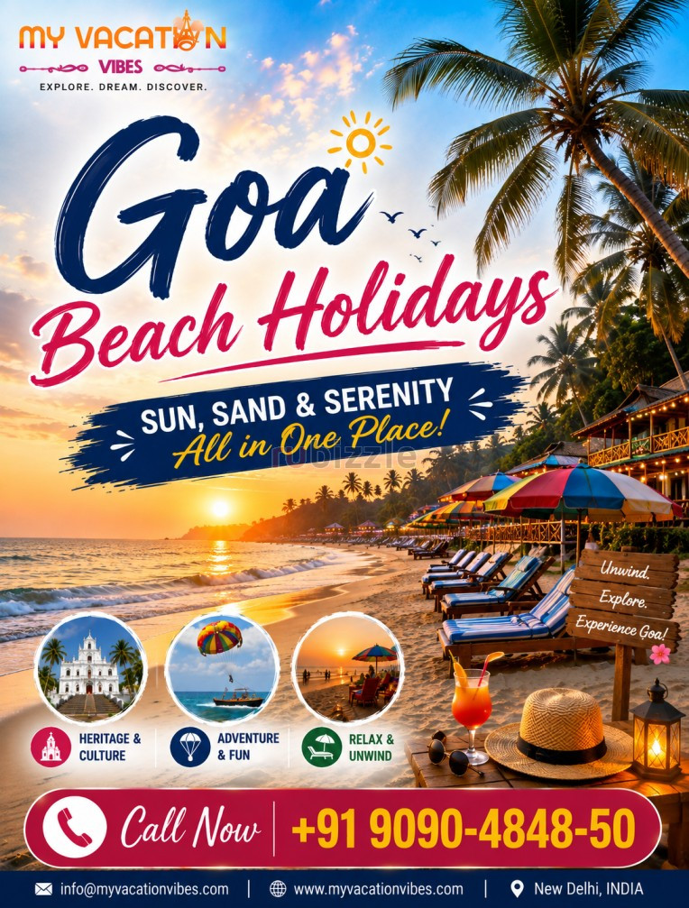 Best Deals on Goa Beach Holidays +91 9090-4848-50