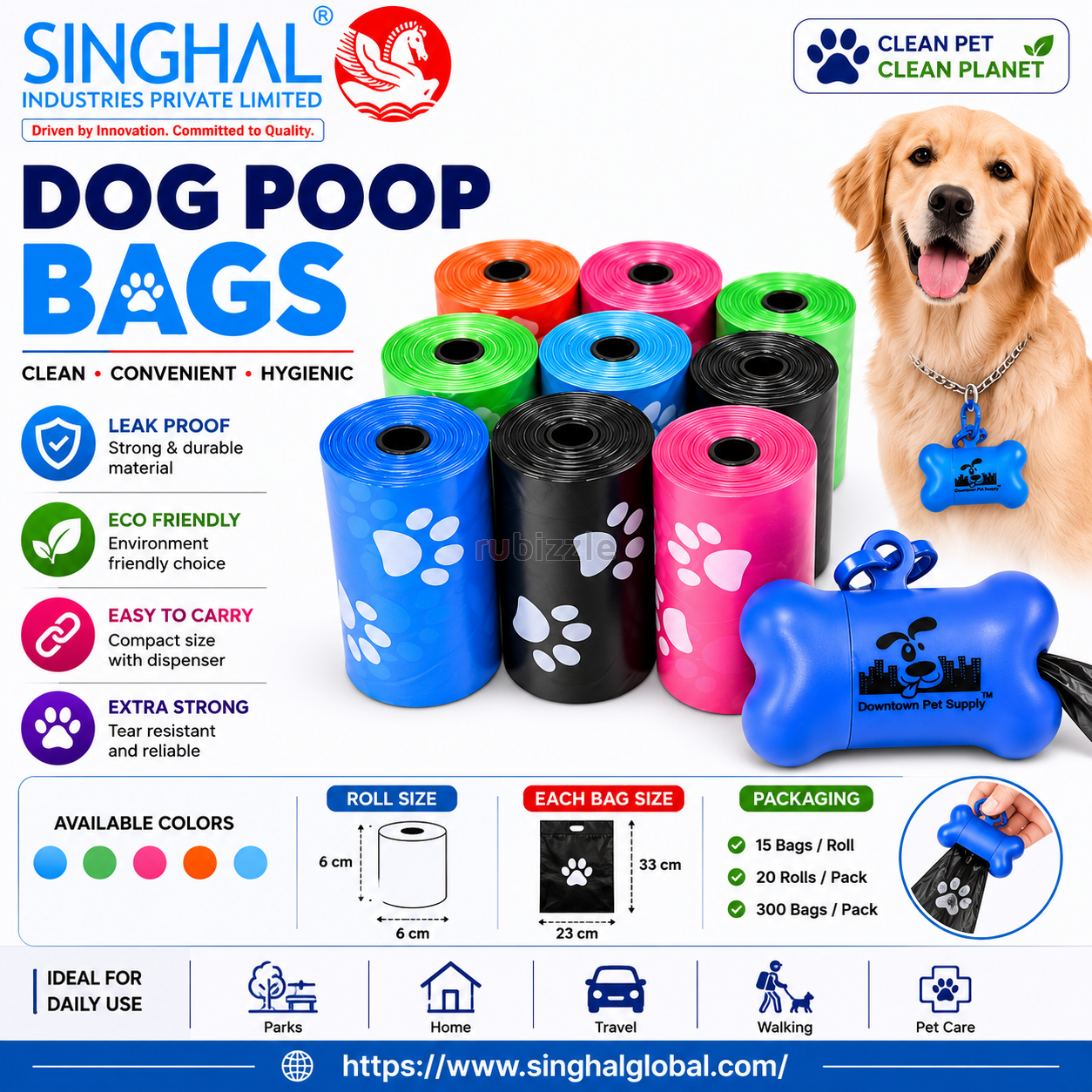 Quality Dog Poop Bags Manufacturer India