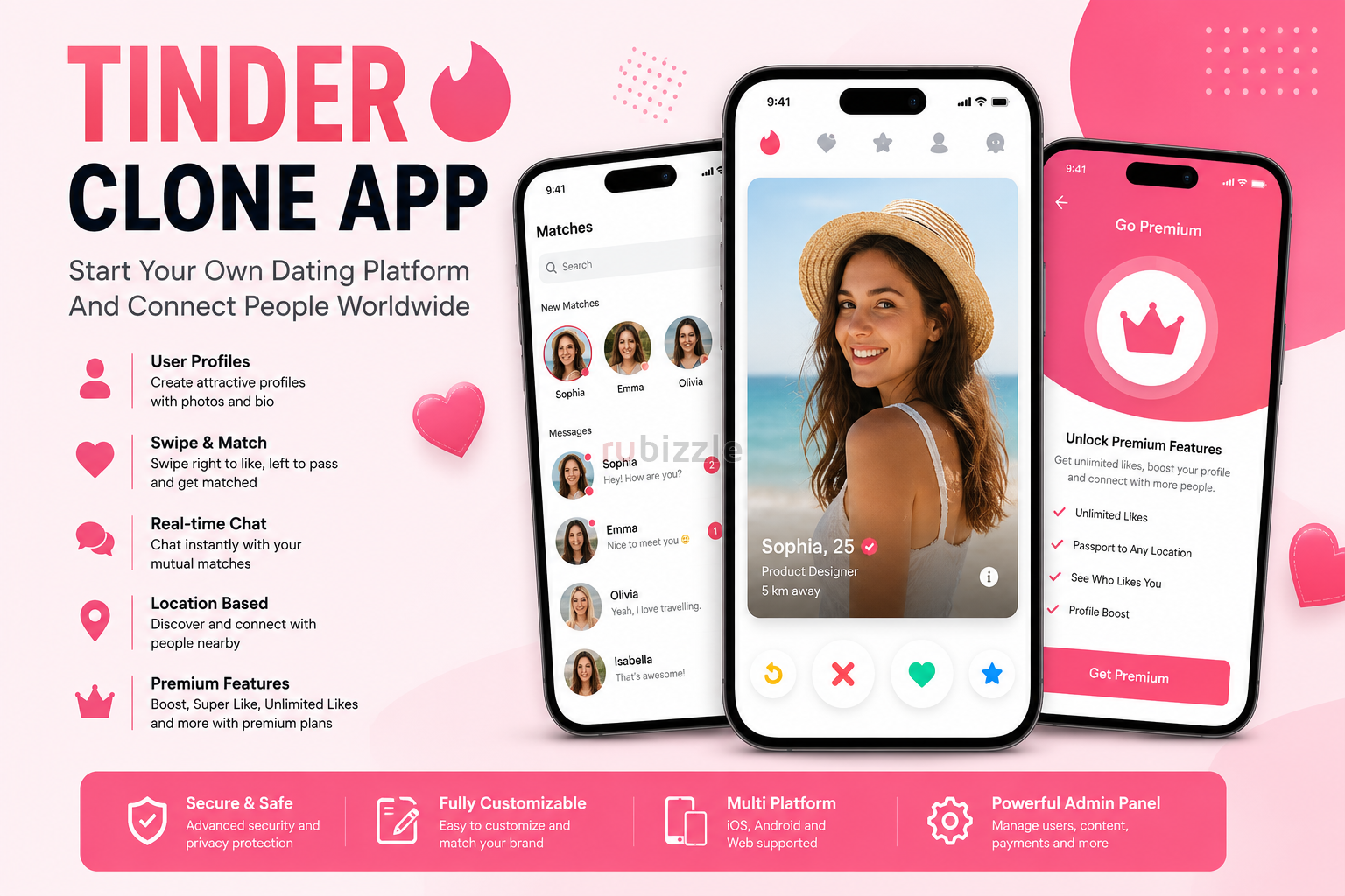 Tinder Clone App Development for Dating Startups